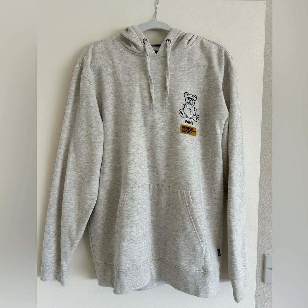 Vans heather grey sweatshirt - medium